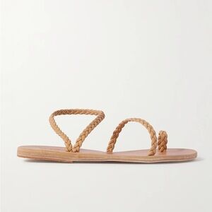 Ancient Greek Sandals Eleftheria natural sandals, size 37